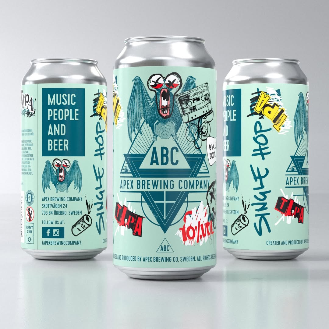 Hop-driven and modern craft beers from Sweden. Discover the full range of beers from Apex Brewing Company and order them online.