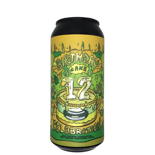 12th Birthday Cake Celebration - All Things Pineapple Ice Cream Smoothie Sour