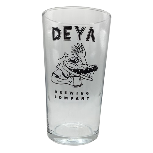 DEYA Pint Glass (black logo)